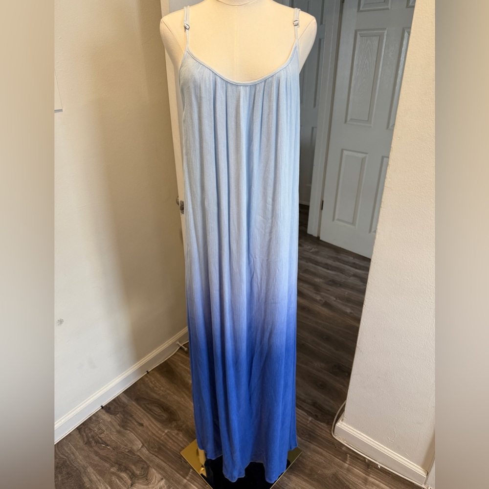 Splendid Blue Ombré Maxi Dress